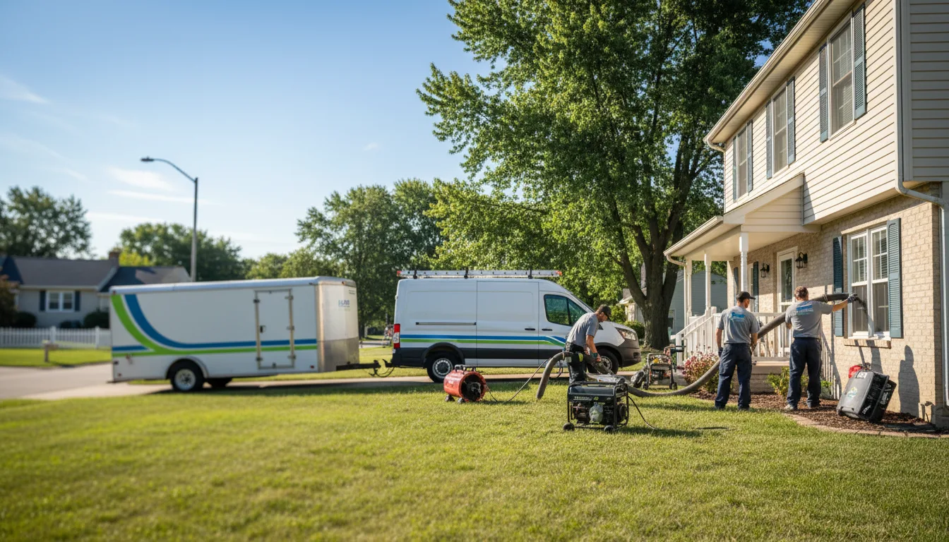 Flooded Basement Restoration And Cleanup With Repair in Arlington, IL near me